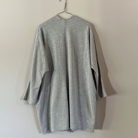 DONNI. Ribbed Sweater Coat One Size - Picture 5 of 5